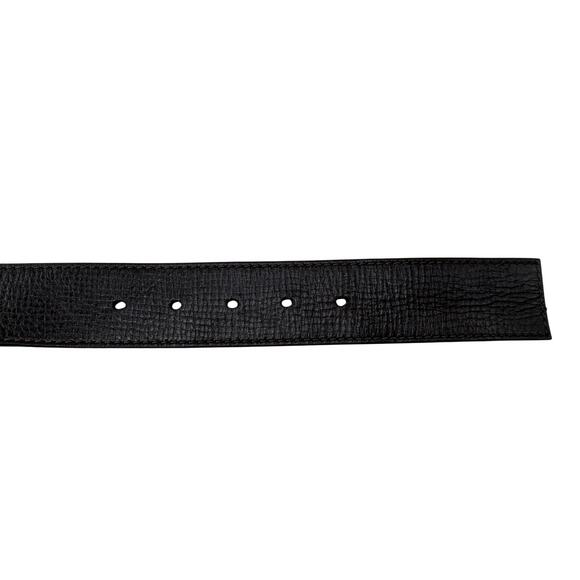 Louis Vuitton Men’s Reversible Belt Silver Swivel Buckle Black / Brown 110/44
